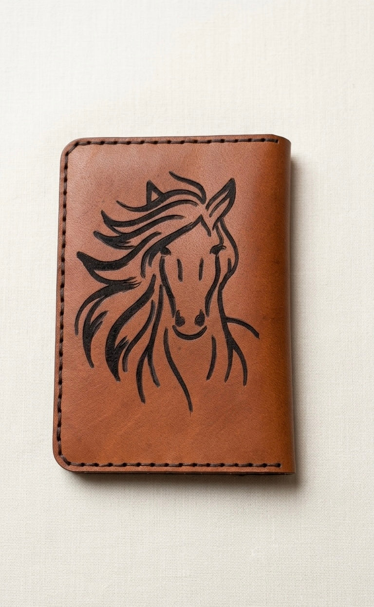 HANDCRAFTED LEATHER
PASSPORT COVER