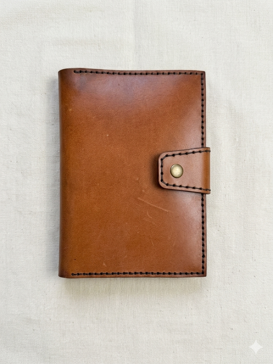 HANDCRAFTED LEATHER
PASSPORT COVER