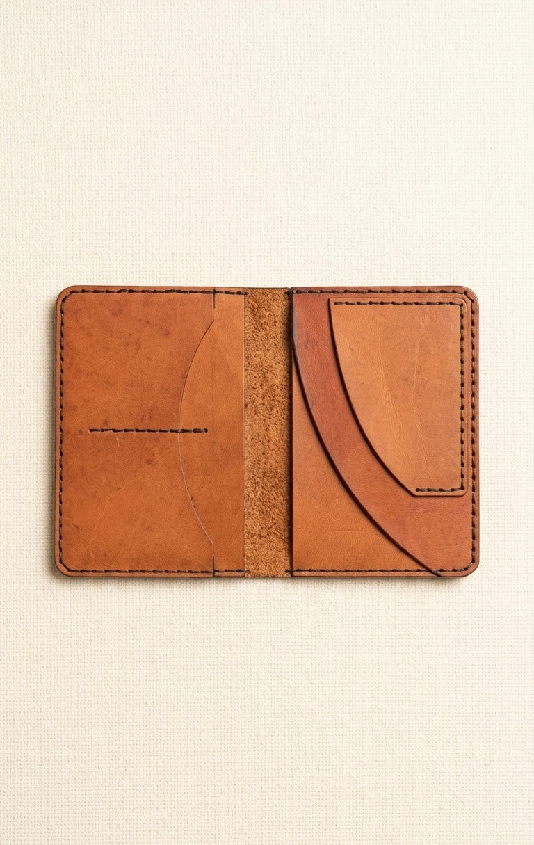 HANDCRAFTED LEATHER
PASSPORT COVER
